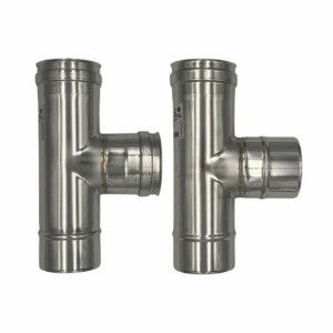 Raccordo a T inox monoparete
